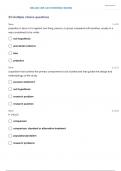 NR 449 EVIDENCE BASED PRACTICE TEST 2 QUESTIONS WITH 100% SOLVED SOLUTIONS