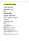 API 580 Flash Cards  RBI will not compensate for these 6 things: 1. Inaccurate or missing information 2. Inadequate designs or faulty equipment installation 3. Operation outside the acceptable IOW's 4. Not effectively executing the plans 5. Lack of qua