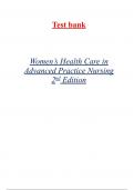 Women’s Health Care in Advanced Practice Nursing 2nd Edition Alexander Test Bank