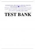 Test Bank For Adult Health Nursing 8th Cooper Test Bank/Latest Update 2024/Questions and Answers/A+ LEVEL.