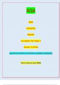 AQA GCSE STATISTICS 8382/2F Foundation Tier Paper 2 Version: 1.0 Final *JUN2383822F01* IB/G/Jun23/E11 8382/2FAQA QUESTION PAPER & MARKING SCHEME/ [MERGED]