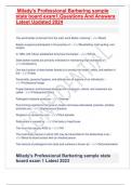 Milady's Professional Barbering sample state board exam1.Questions And Answers Latest Updated 2024