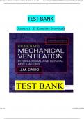 TEST BANK For Pilbeams Mechanical Ventilation 8th Edition by Cairo| Verified Chapter's 1 - 23 | Complete