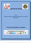 HazMat Awareness and Operations Study Guide Terms And Explanation