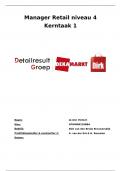 Manager retail Kerntaak 1