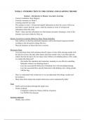 PSY304 Human Associative Learning Complete Course Notes