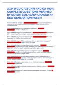 2024 WGU C702 CHFI AND OA 100% COMPLETE QUESTIONS VERIFIED BY EXPERTS|ALREADY GRADED A+ NEW GENERATION PASS!!!