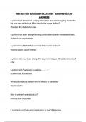 HESI RN MED SURG EXIT EXAM 2020- QUESTIONS AND ANSWERS 