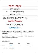 2023/2024 BRAND NEW!!! BIOD 152 Portage Learning  Module 1 Exam ||Questions & Answers|| Verified Answers PICS Included!!! GUARANTEED A+