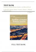 Solution Manual for Essentials Of Modern Business Statistics With Microsoft Excel 8th Edition David R. Anderson||ISBN NO:10,0357131622||ISBN NO:13,978-0357131626||All Chapters||A+, Guide.