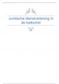 Juridische dienstverlening in de toekomst - Casus Jeugdrechtmediators - Cijfer 8