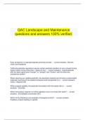   QAC Landscape and Maintenance questions and answers 100% verified.