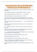 ECES-Practice Test Questions with Complete Solutions Graded A+ 