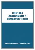 ENN1504 ASSIGNMENT 1 SEMESTER 1 2024