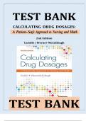 TEST BANK CALCULATING DRUG DOSAGES