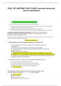 EDUC 307 MIDTERM STUDY GUIDE Concordia University course requirement