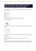 Lean Six Sigma Green Belt Training - Organizing and Presenting Data.