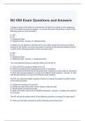 NU 650 Exam Bundle