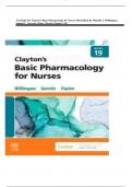 Test Bank For Clayton’s Basic Pharmacology for Nurses 19th Edition By Michelle J. Willihnganz, Samuel L. Gurevitz, Bruce Clayton Chapter 1-48