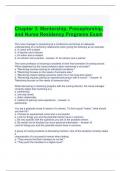 Chapter 3 Mentorship, Preceptorship, and Nurse Residency Programs Exam Questions and Answers