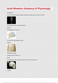 Axial Skeleton (Anatomy & Physiology). exam question and answer latest update 