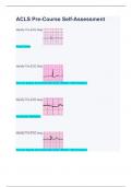 ACLS Pre-Course Self-Assessment