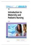 TEST BANK FOR INTRODUCTION TO MATERNITY AND PEDIATRIC NURSING  8TH EDITION BY LEIFER 2024/2025