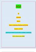 AQA AS GERMAN 7661/1 Paper 1 Listening, Reading and Writing Version: 1.0 Final *jun237661101* IB/G/Jun23/E6 7661/1QUESTION PAPER & MARKING SCHEME/ [MERGED] Marl( scheme June 2023