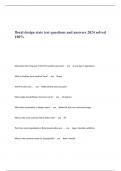 floral design state test questions and answers 2024 solved 100%