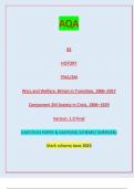 AQA AS HISTORY 7041/2M Wars and Welfare: Britain in Transition, 1906–1957 Component 2M Society in Crisis, 1906–1929 Version: 1.0 Final IB/M/Jun23/E2 7041/2M AS  HISTORY Wars and Welfare: Britain in Transition, 1906–1957  Component 2M Society in Crisis, 19