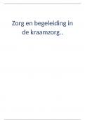 Zorg en begeleiding in de kraamzorg behaald met een 9!