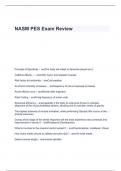 NASM PES Exam Review2023 Questions and Answers