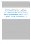  Lewis's Medical-Surgical Nursing, 12th Edition Test Bank