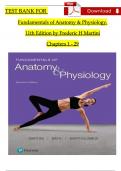 Fundamentals of Anatomy and Physiology 11th Edition TEST BANK by Frederic H Martini, All Chapters 1 - 29, Verified Newest Version