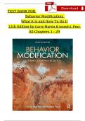 Behavior Modification: Principles and Procedures: Miltenberger