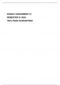 IOS2601 Assignment 1 (COMPLETE ANSWERS) Semester 1 2024 - DUE March 2024