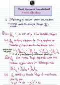 Atomic  Structure Hand Written notes