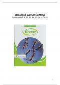 Samenvatting Nectar Biologie 6VWO HS 8, 12, 13, 14, 15, 16, 21, 22