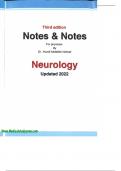 notes and notes neurology for mrcp part 1