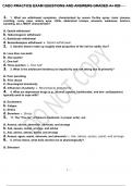 CADC PRACTICE EXAM QUESTIONS AND ANSWERS GRADED A+ #20
