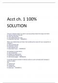 BUNDLE FOR ACCT 2121 Chapter./ACCT 2121 Chapter 6 100% SOLUTION 2023//2024