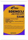 SDJENG3 SUPP EXAM DUE 07FEB2024 @12HOO 