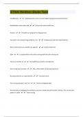 STNA 179 Written State Test Questions With Correct Answers