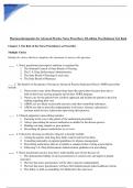 Test Bank for Pharmacotherapeutics for Advanced Practice Nurse Prescribers by Teri Moser Woo & Marylou V. Robinson_Chapter 1-55 Complete Guide A+