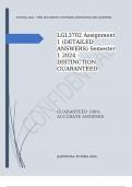 LGL3702 Assignment 1 (DETAILED ANSWERS) Semester 1 2024 - DISTINCTION GUARANTEED