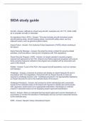 SIDA study guide with complete solutions