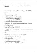 PHAR 6774 Neuro Exam 2 Questions With Complete Solutions