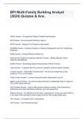 BPI Multi-Family Building Analyst (2024) Quizzes & Ans.(Info was taken from a training manual received during a BPI Multifamily Building Analyst Course.)