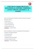 CNSC Review Module IIB EXAM |  QUESTIONS & ANSWERS (VERIFIED) |  LATEST UPDATE | GRADED A+ &  PASSED