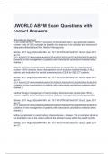 UWORLD ABFM Exam Questions with correct Answers